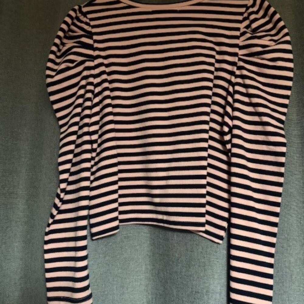 Rebecca Minkoff Cropped Talia Sweatshirt - L NWT - Picture 2 of 3